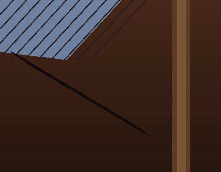 Escada e clarabóia — textura de referência